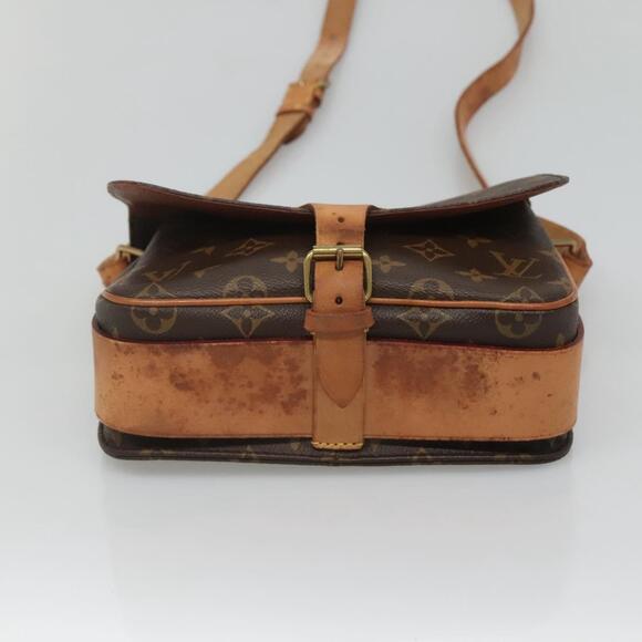 LOUIS VUITTON Monogram Cartesier MM Shoulder Bag M51253 - Picture 9 of 12